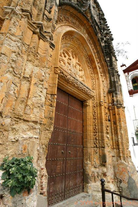 Chiesa porta scolpita San Jorge, Alcala de Los Gazules - Spagna