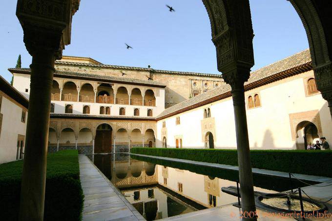 Corte dei mirti, Alhambra Nasridi Granada - Spagna