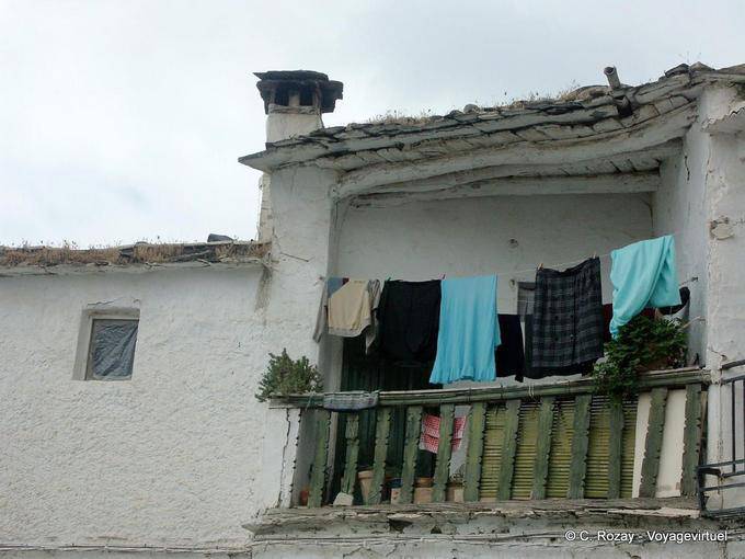 Balcone in legno, Alpujarras - Spagna