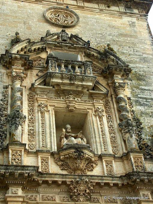 Barocco particolare basilica, Arcos de la Frontera - Spagna