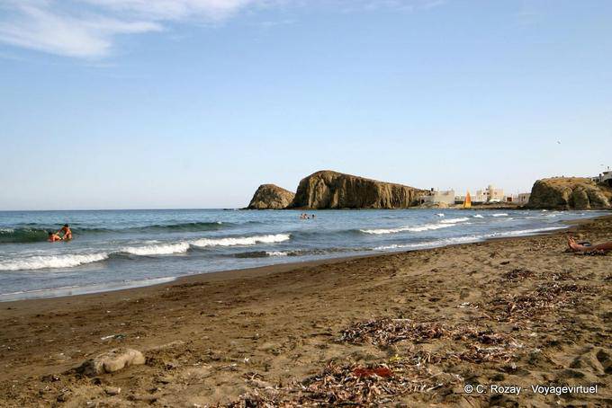 Beach a nord di Isleta del Moro, Cabo de Gata - Spagna, Andalusia
