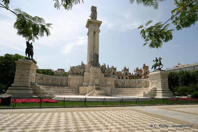 Plaza de Espana, Cadice - Spagna, Andalusia