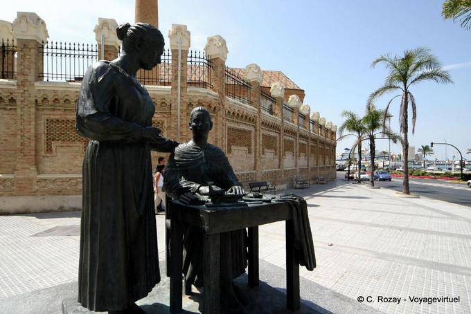 Statue di bronzo, Cadice - Spagna, Andalusia
