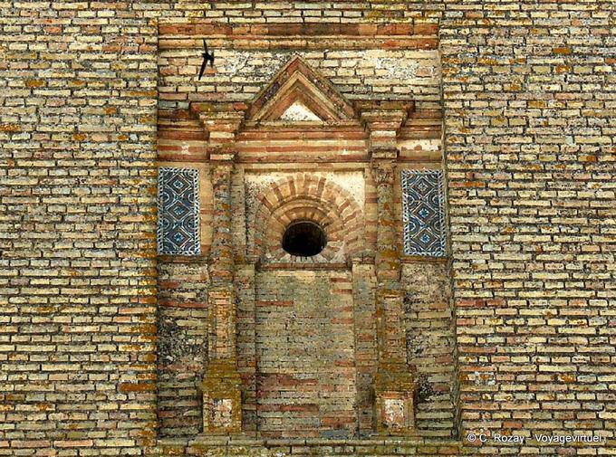 Campanile dettaglio Iglesia San Felipe Carmona - Spagna, Andalusiab