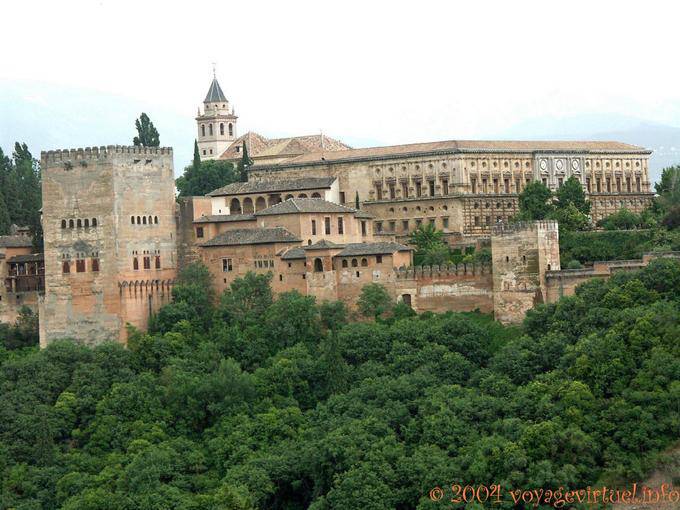 Panorama della Alhambra, Granada - Spagna