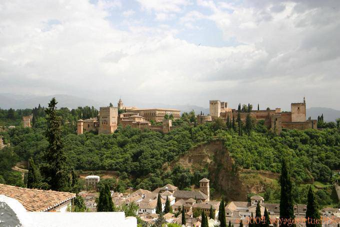 Vista generale di Alcazaba, Granada - Spagna