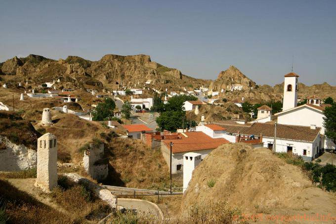 Insediamento disperso, Guadix - Spagna