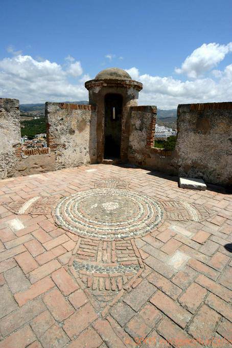 Angolo Guérite, Castello di Gibralfaro, Malaga - Spagna, Andalusia
