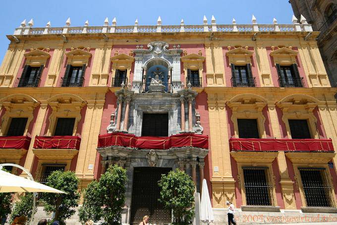 Palacio Episcopal, Plaza Obispo, Malaga - Spagna, Andalusia