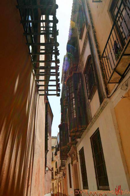 Alley nella città vecchia, Malaga - Spagna, Andalusia