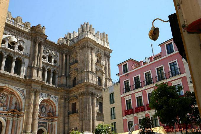 Lato Unfinished della Cattedrale dell'Incarnazione, Malaga - Spagna, Andalusia