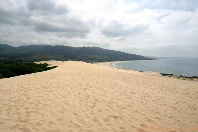 La vasta gamma di Punta Paloma vista dalle dune - Spagna