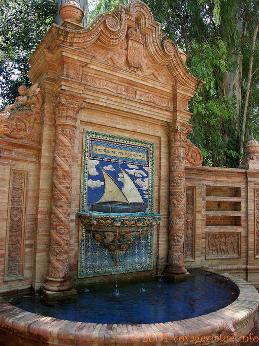 Barche Fontana, Maria Luisa Park, Siviglia - Spagna