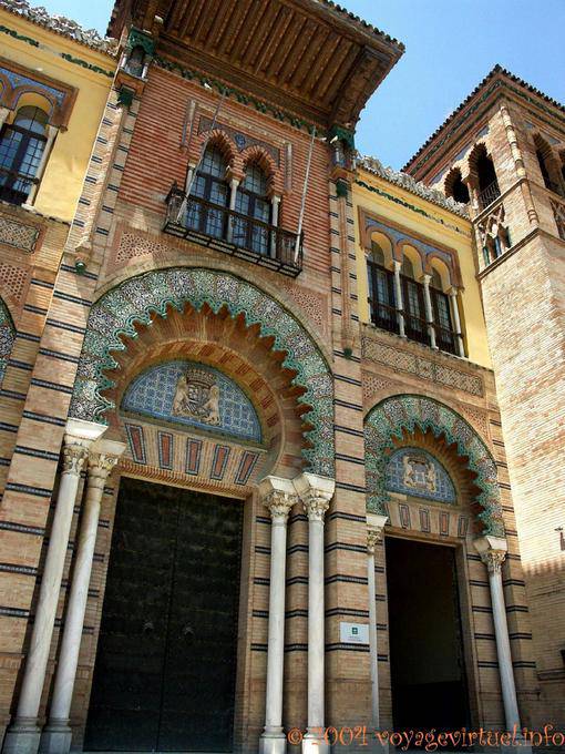 Ingresso principale del Museo de Las Artes Populares e costumi, Siviglia - Spagna