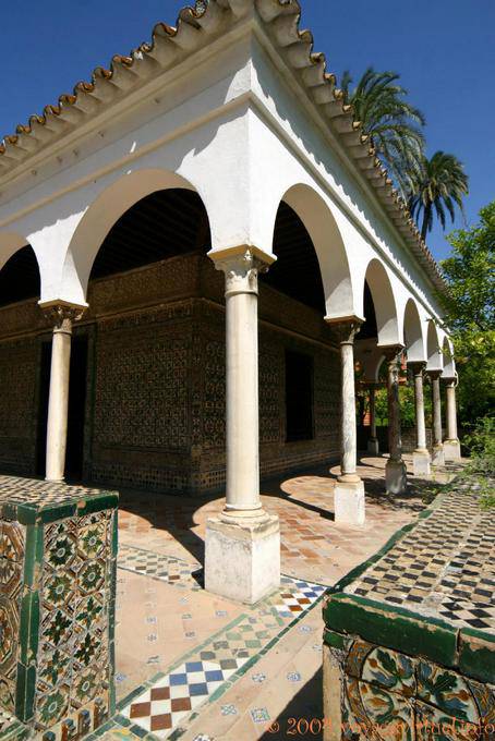 Jardín de la Danza Angolo mudéjar, Sevilla Alcazar - Spagna