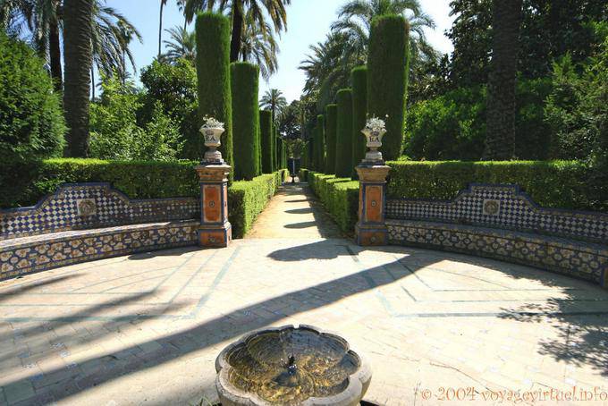 Labyrinth giardino percorso, Siviglia Alcazar - Spagna
