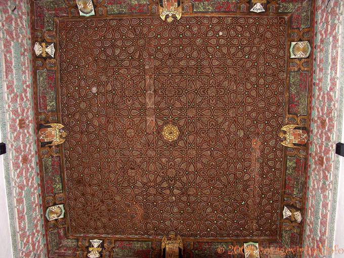 Soffitto Alcoba Real Alcazar di Siviglia - Spagna