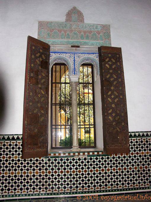 Finestra decorata, Alcazar di Siviglia - Spagna