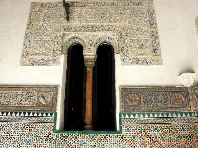 Ornamento e mudéjar azulejos, Siviglia Alcazar - Spagna