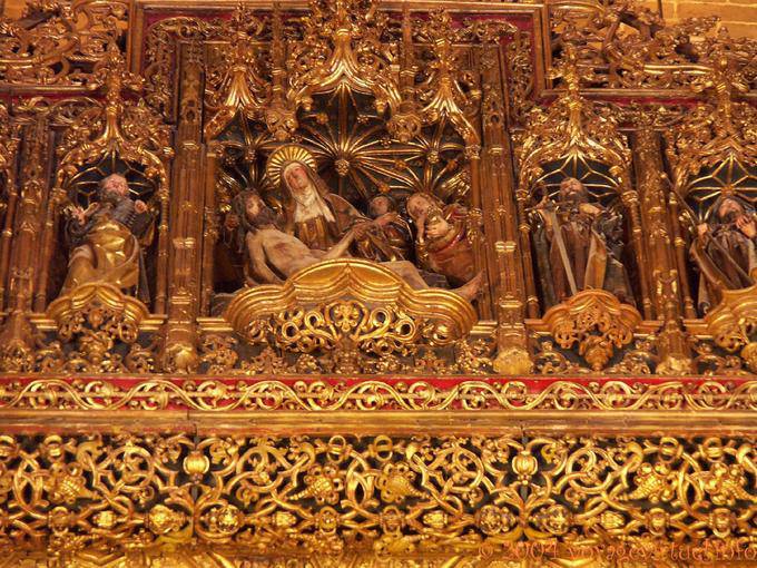 Cattedrale di Siviglia scena altare - Spagna
