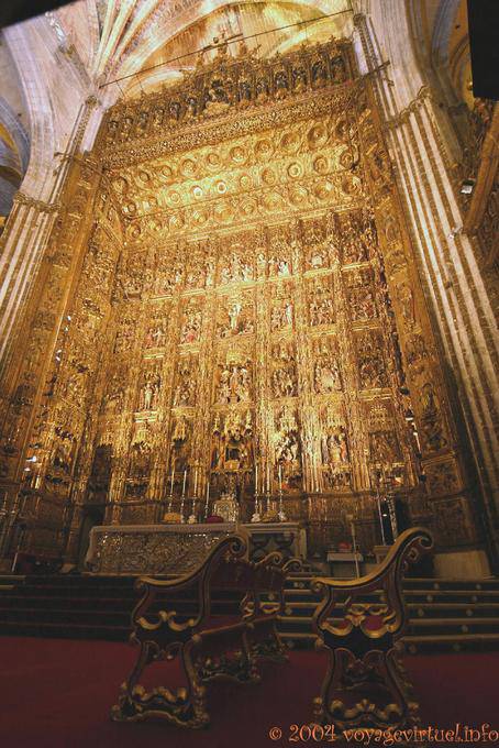 Pala d'altare della cappella maggiore Altare Mayor, Cattedrale di Siviglia - Spagna