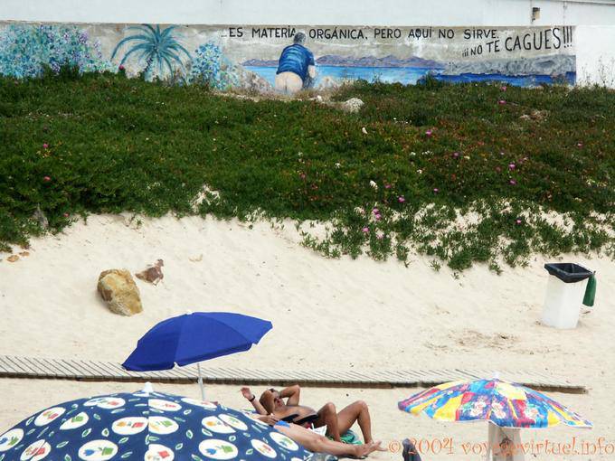 Nessun cagues voi, spiaggia Tarifa - Spagna