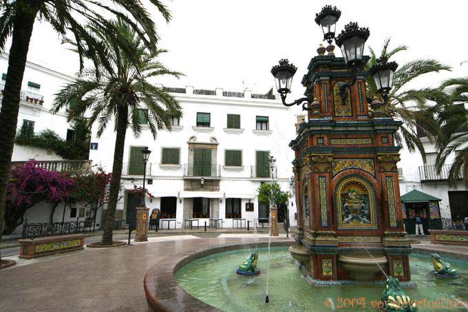 Fontana, Plaza de España, Vejer de la Frontera - Spagna