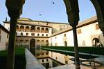 Corte dei mirti, Alhambra Nasridi Granada, Spagna.