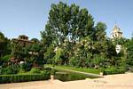 Nei giardini, Alhambra Nasrid Granada, Spagna.