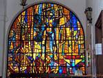 Vetrata in una chiesa, Cordoba, Spagna.
