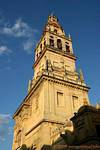 Almohad minareto moschea trasformata in un campanile di 76 m, la Cattedrale, Cordoba, Spagna.