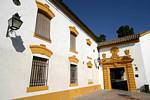 Mansion di colori, calle Santa Isabel, Cordoba, Spagna.