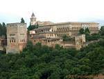 Panorama della Alhambra, Granada, Spagna.