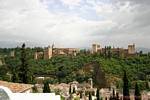Vista generale di Alcazaba, Granada, Spagna.