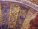 Mosaici dettagliate Mirhab, Mezquita Cordoba, Spagna.