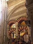 Integrazione della cattedrale nella moschea originale, Cordoba Mezquita, Spagna.