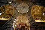 Soffitti e cupola, el crucero Catedralicio, Mezquita Cordoba, Spagna.