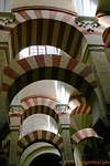 Doppia archi della moschea, Cordoba Mezquita, Spagna.