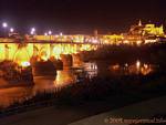 Guadalquivir Ponte romano, Cordoba Notte, Spagna.