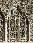 Muro del cortile delle ragazze, dettaglio, Sevilla Alcazar, Spagna.