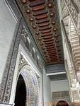 Soffitto al Patio de las Muñecas, Siviglia Alcazar, Spagna.