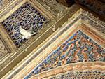 Pigeon perso in arabeschi, Siviglia Alcazar, Spagna.