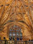 Sfera celeste alla fine della navata, Cattedrale di Siviglia, Spagna.