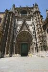 Puerta del Principe ou de San Cristobal, Cattedrale de Santa María di Sedea, Siviglia, Spagna.