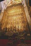 Pala d'altare della cappella maggiore Altare Mayor, Cattedrale di Siviglia, Spagna.