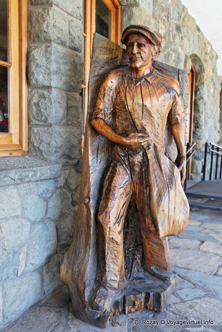 Uomo di legno, Bariloche - Argentina