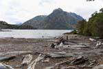 Lago, legni e montagna circuito Chico, Bariloche, Argentina.