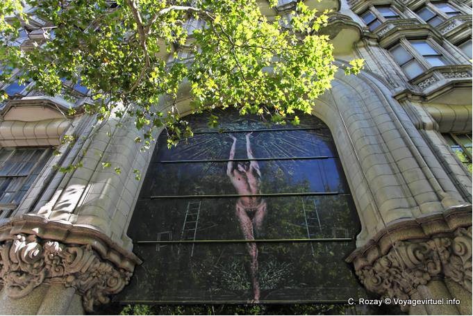 Avenida de Mayo, la facciata del Palazzo Barolo, Buenos Aires - Argentina