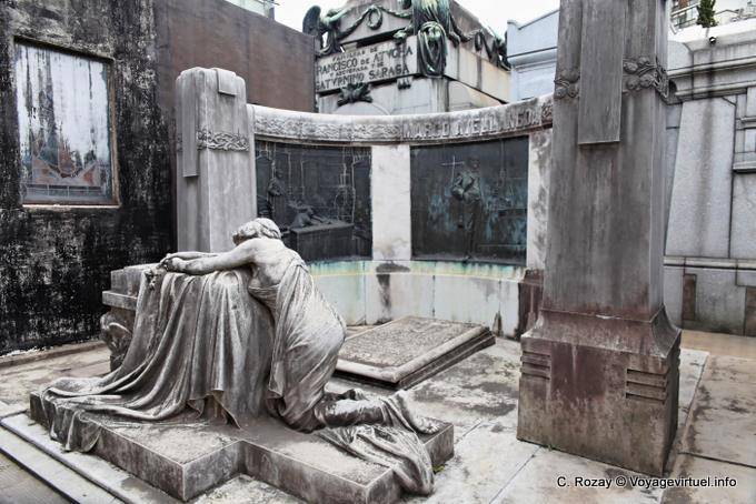 Tomba di Marco Avellaneda (1839-1903), Cementerio de la Recoleta, Buenos Aires - Argentina