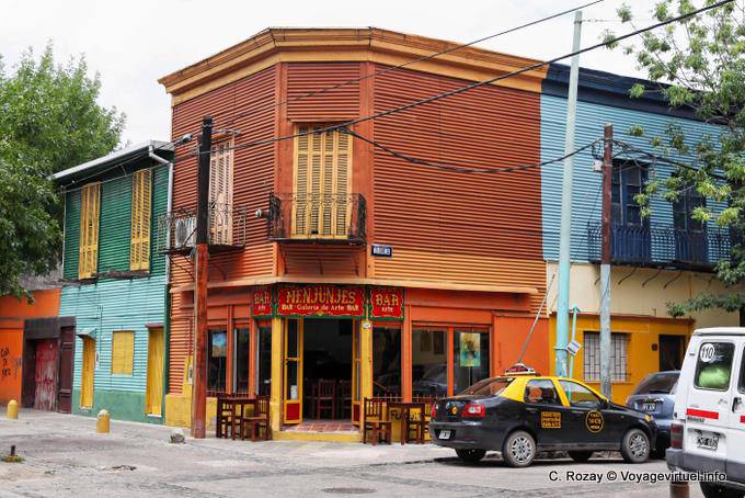La Boca, Garibaldi, il Menjunes Bar, Buenos Aires - Argentina